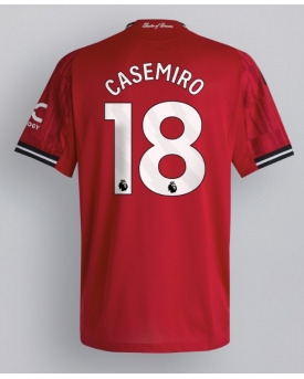 Manchester United Casemiro #18 Maglia Gara Casa Repliche 2025-26 Maniche Corte